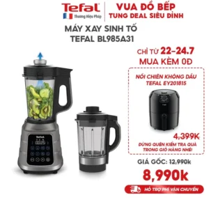Máy xay sinh tố Tefal Ultra Boost BL985A31