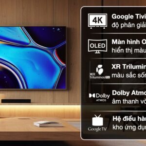 Google Tivi OLED Sony AI 4K 65 inch K-65XR80