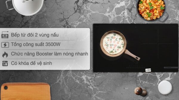 Bếp từ đôi âm Bosch PPI8256EVN 3500W